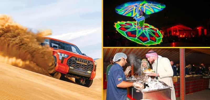 Billet Dubaï : Visite avec dîner barbecue, balade à dos de chameau et spectacle traditionnel