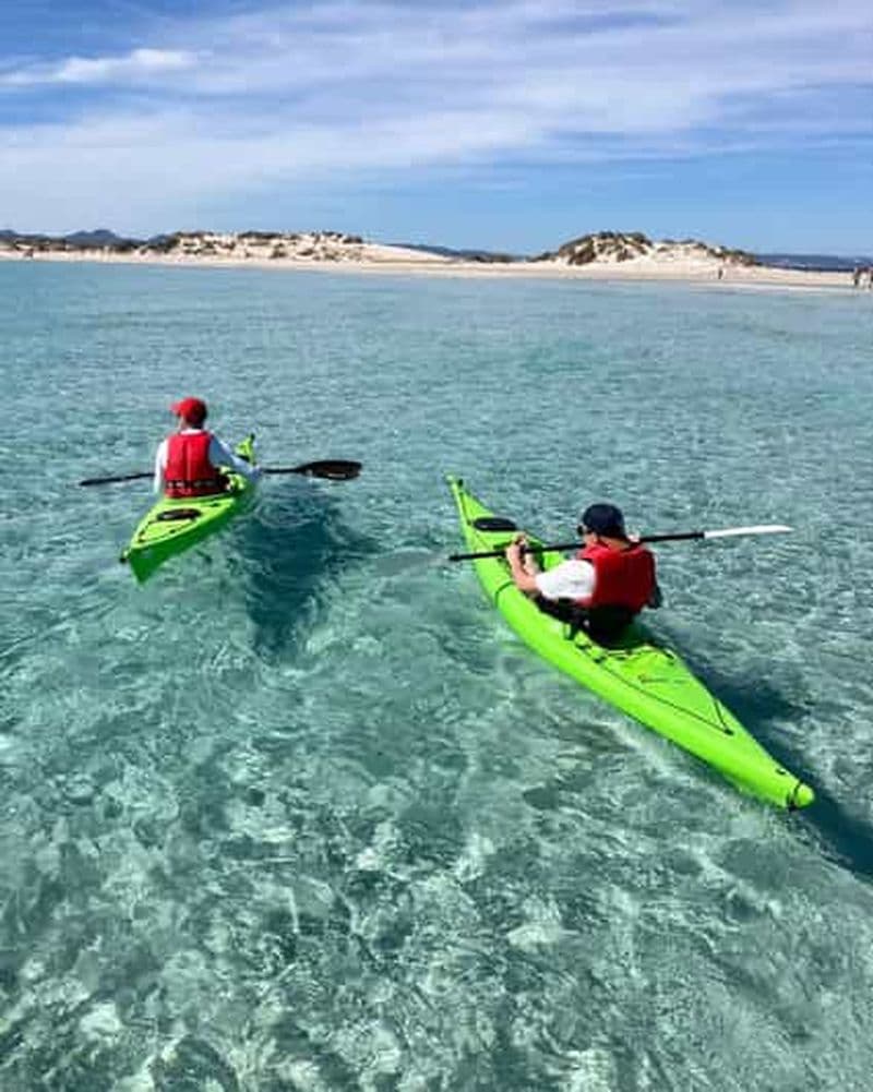 Billet Formentera : excursion en kayak et plongée avec tuba à Espalmador
