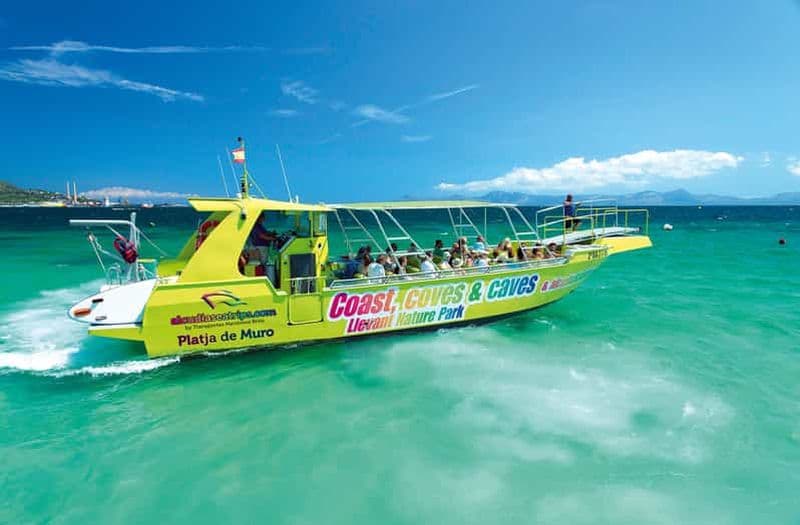 Billet Alcudia : Excursion en bateau dans les grottes et sur la côte avec plongée en apnée