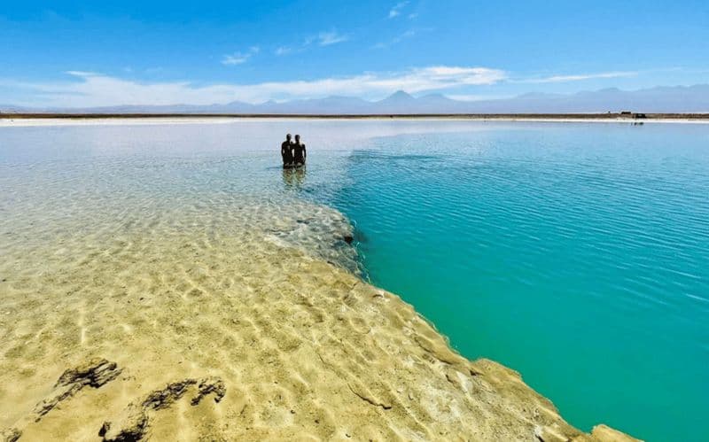 Billet Désert d'Atacama : Flottement rafraîchissant à la Laguna Cejar et coucher de soleil