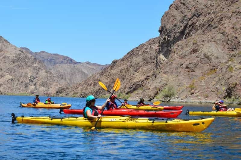 Billet Au départ de Las Vegas : Visite guidée en kayak de la grotte d'Emerald