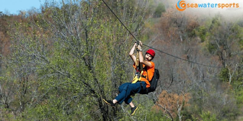 Billet Pondichéry : aventure en tyrolienne