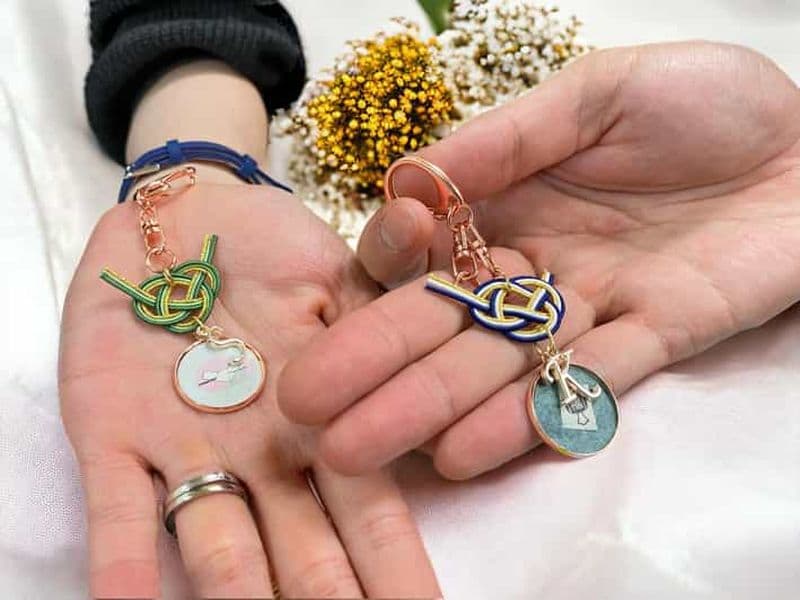 Billet Atelier de charme romantique Mizuhiki Knot et Omikuji Washi Ueno