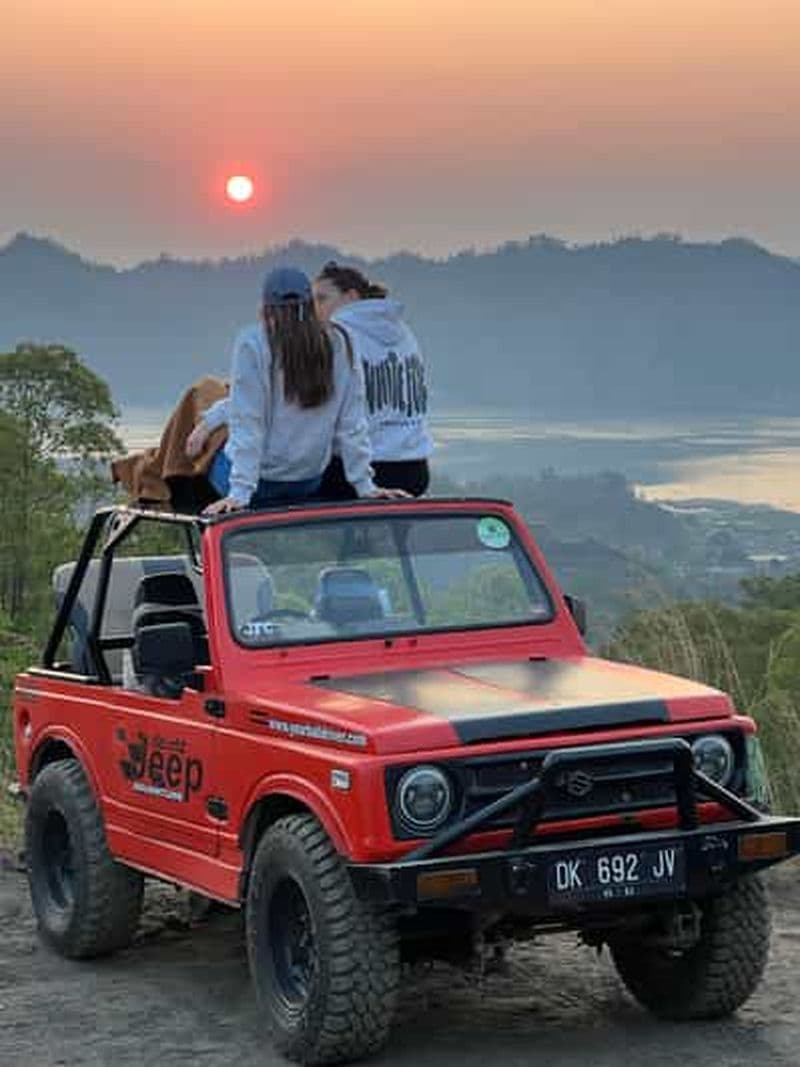 Billet Bali/Mont Batur : excursion en Jeep au lever du soleil et paddleboard sur le lac Batur