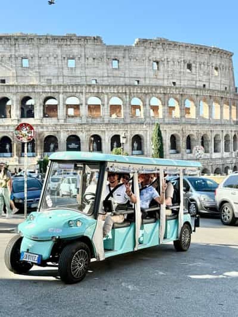 Billet Rome : visite en voiturette de golf avec dégustation de glaces artisanales