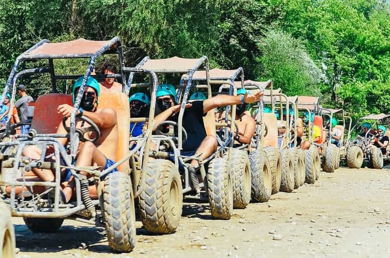 Billet Antalya : Zipline, Rafting, Circuit en Jeep et Safari en Quad avec Déjeuner