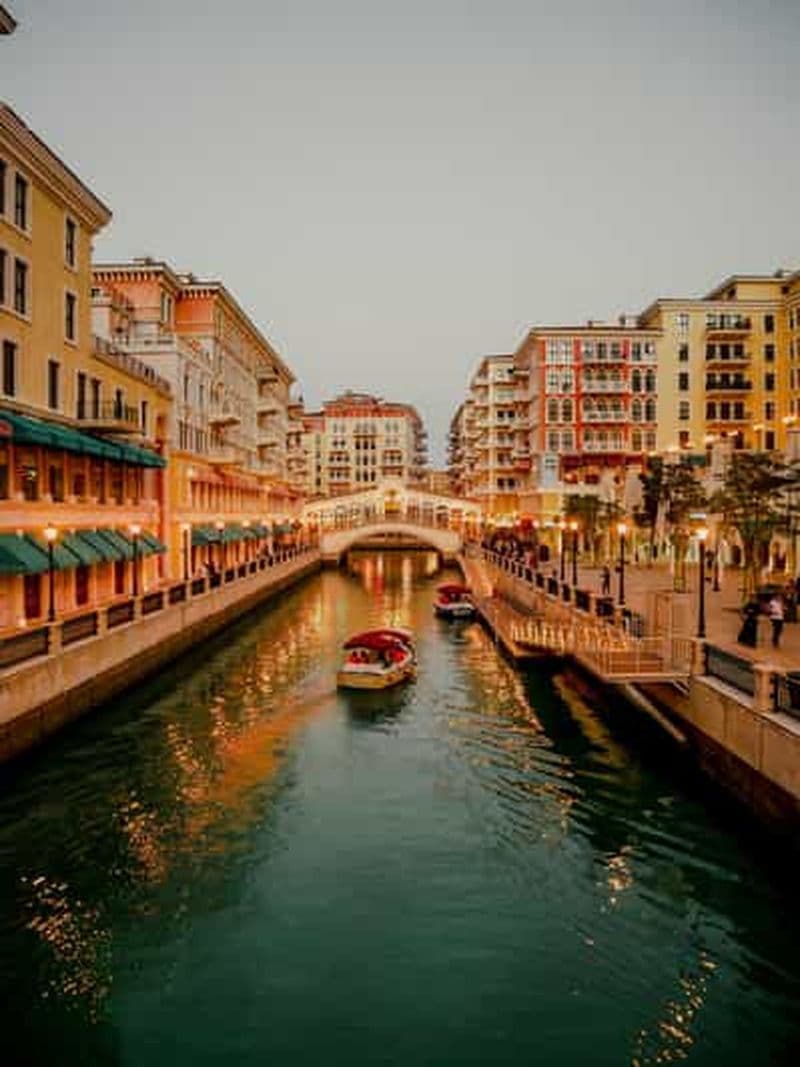 Billet Doha : visite citadine avec balade en gondole au centre commercial Villaggio