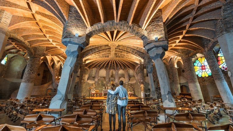 Billet La crypte de Gaudi à la Colonia Güell avec Audioguide