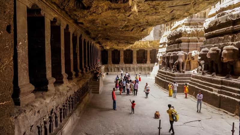 Billet Ajanta & Ellora : Excursion d'une journée au départ de Mumbai avec billets d'avion