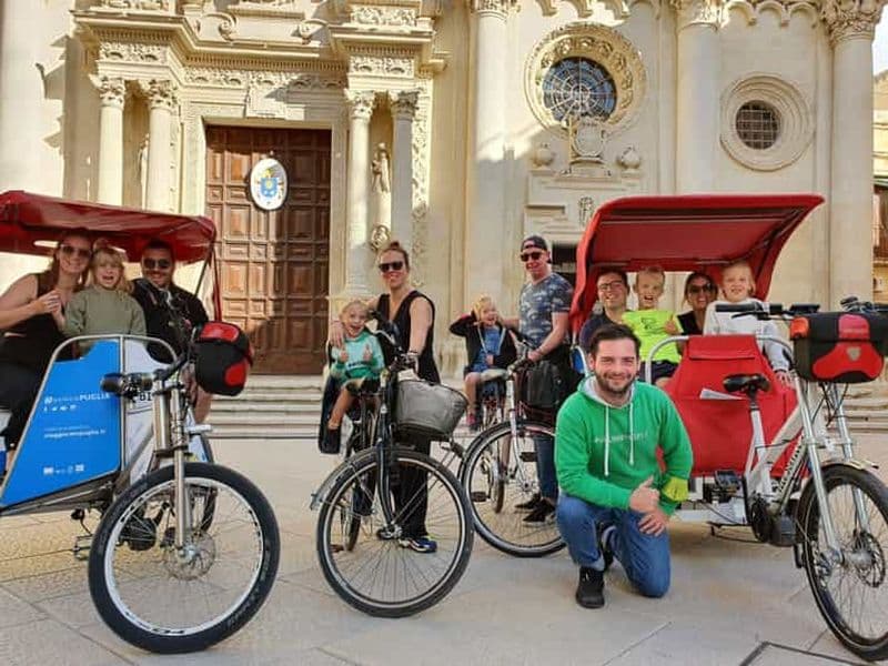 Billet Lecce : Visite guidée de la ville en cyclo-pousse