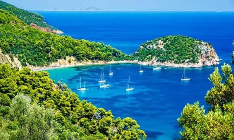 Billet Skopelos : L'excursion sur l'île de Mamma Mia