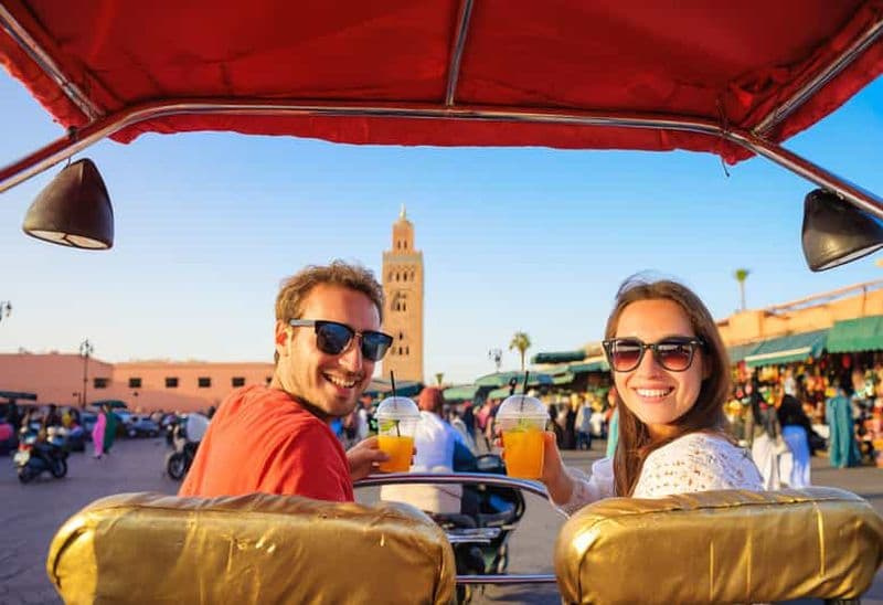 Billet Tour privé de Marrakech en TukTuk dans la Médina avec Pickup