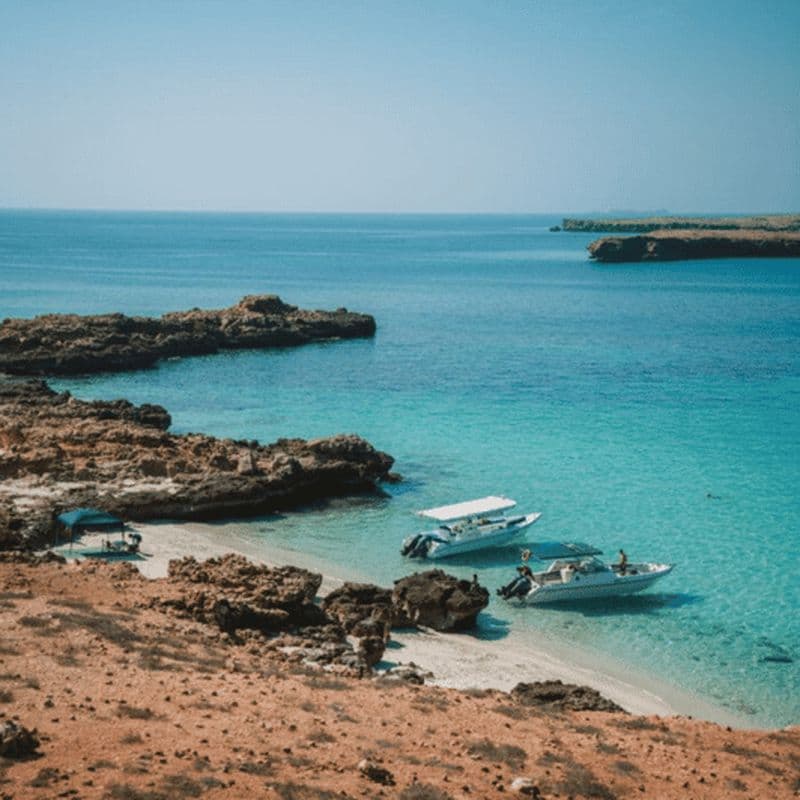 Billet Circuit de Mascate à Dimaniyat : Excursion avec masque et tuba