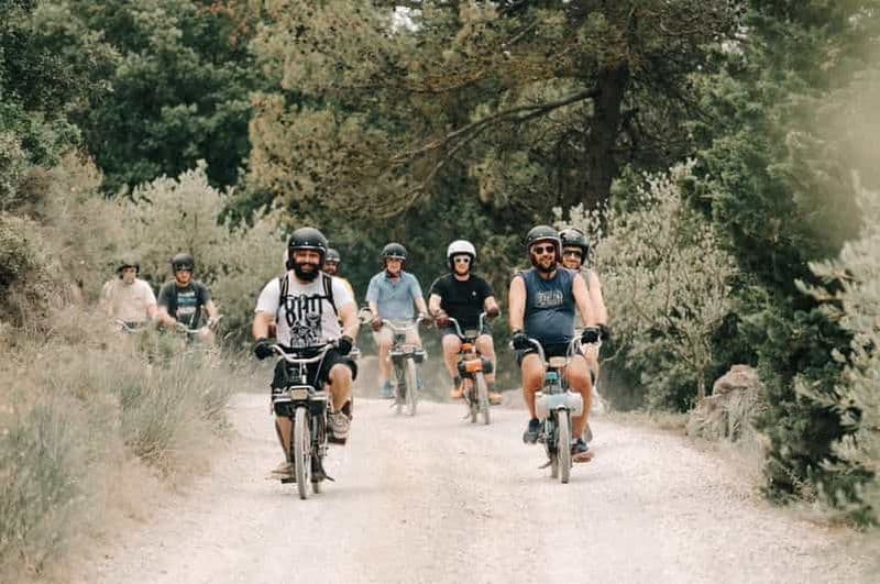 Billet Carcassonne : Balade Solex avec guide et dégustation de vins