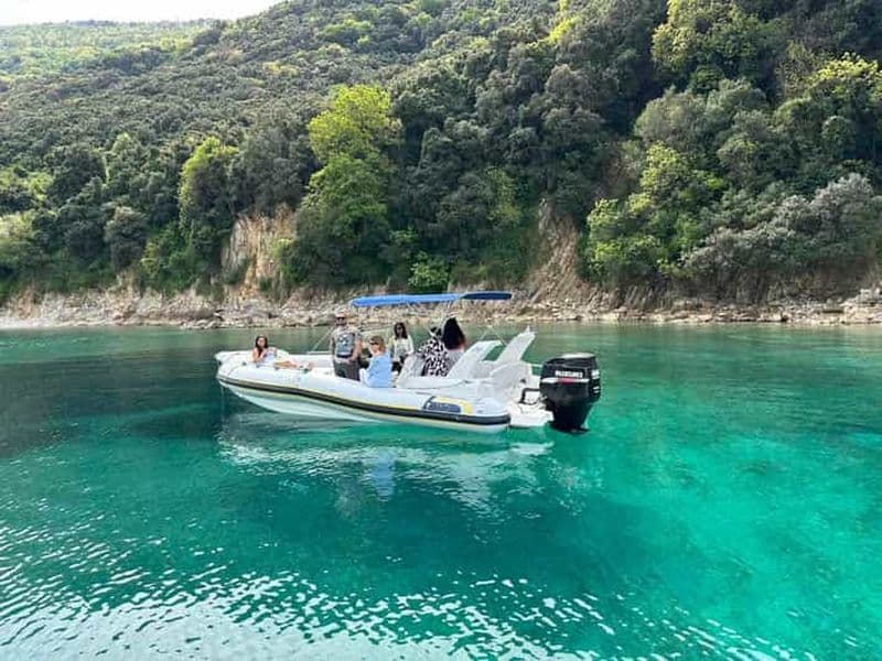 Billet Saranda : tour en bateau à Krorez avec plongée avec tuba, boissons et baignade