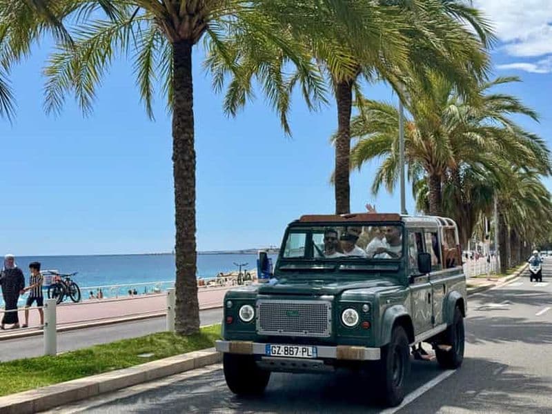 Billet Nice : parcourez la Côte d'Azur en Defender et découvrez Èze