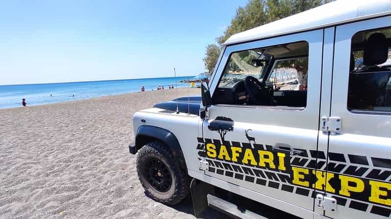 Billet Au départ d'Héraklion : Safari en jeep guidé avec visite de vignobles et déjeuner.