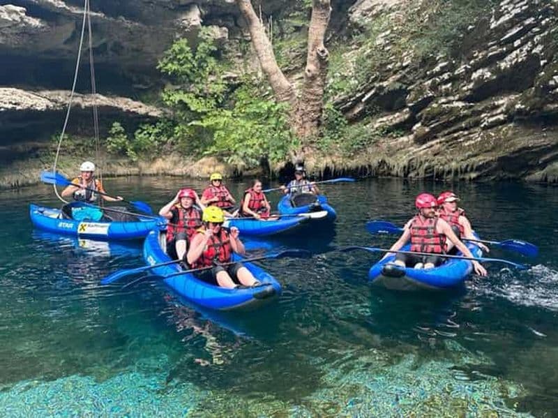 Billet Kayak dans la rivière Viosa - Albanie