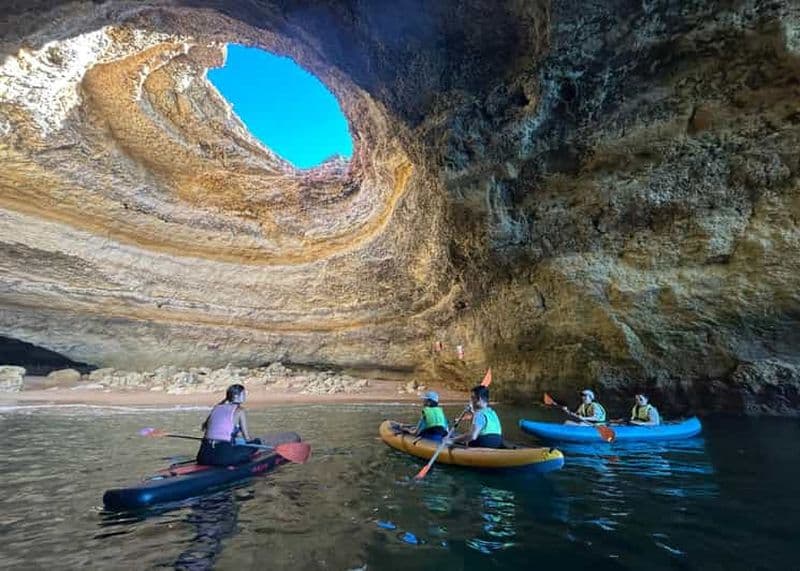 Billet Depuis Faro : visite en kayak de la grotte de Benagil, d'Algar Seco et de Carvoeiro