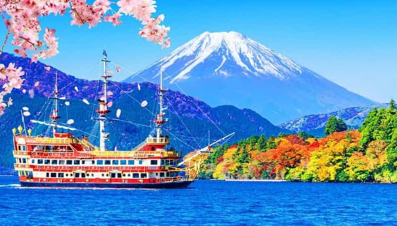 Billet Tokyo : excursion au mont Fuji, téléphérique de Hakone, Owakudani, lac Ashi