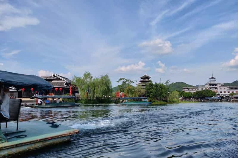 Billet Guilin : croisière sur la rivière Li, rafting et café, excursion privée d'une journée