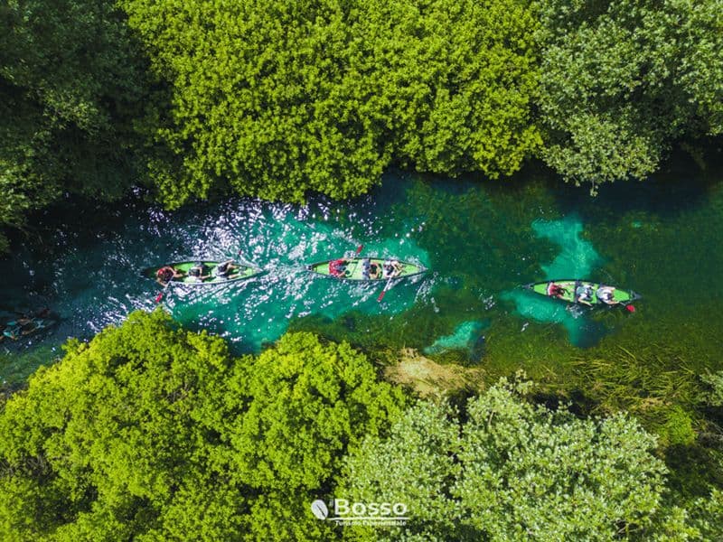 Billet Capestrano : Excursion en canoë canadien sur la rivière Tirino
