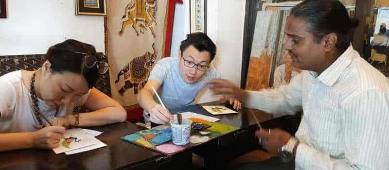 Billet Udaipur : cours de peinture miniature traditionnelle