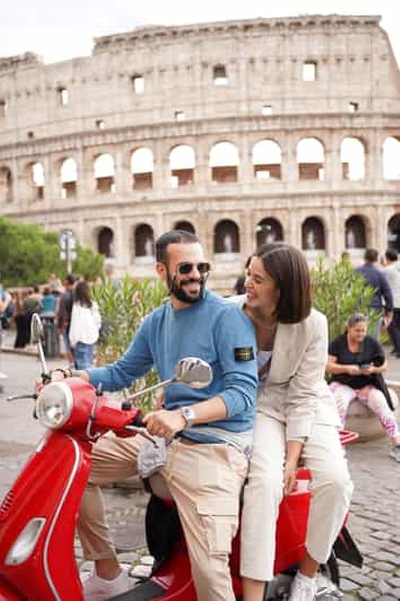 Billet Rome : visite photo en Vespa avec les sites historiques de la ville