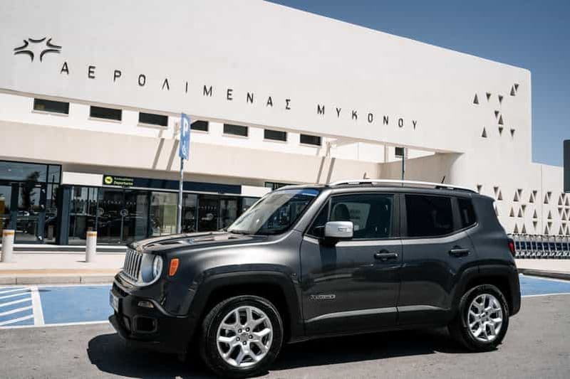 Billet Mykonos : Service de transfert aéroport et port - Jeep Renegade