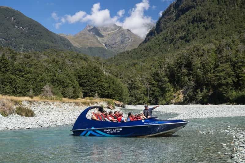 Billet Au départ de Queenstown : expérience en jet boat sur la rivière Dart