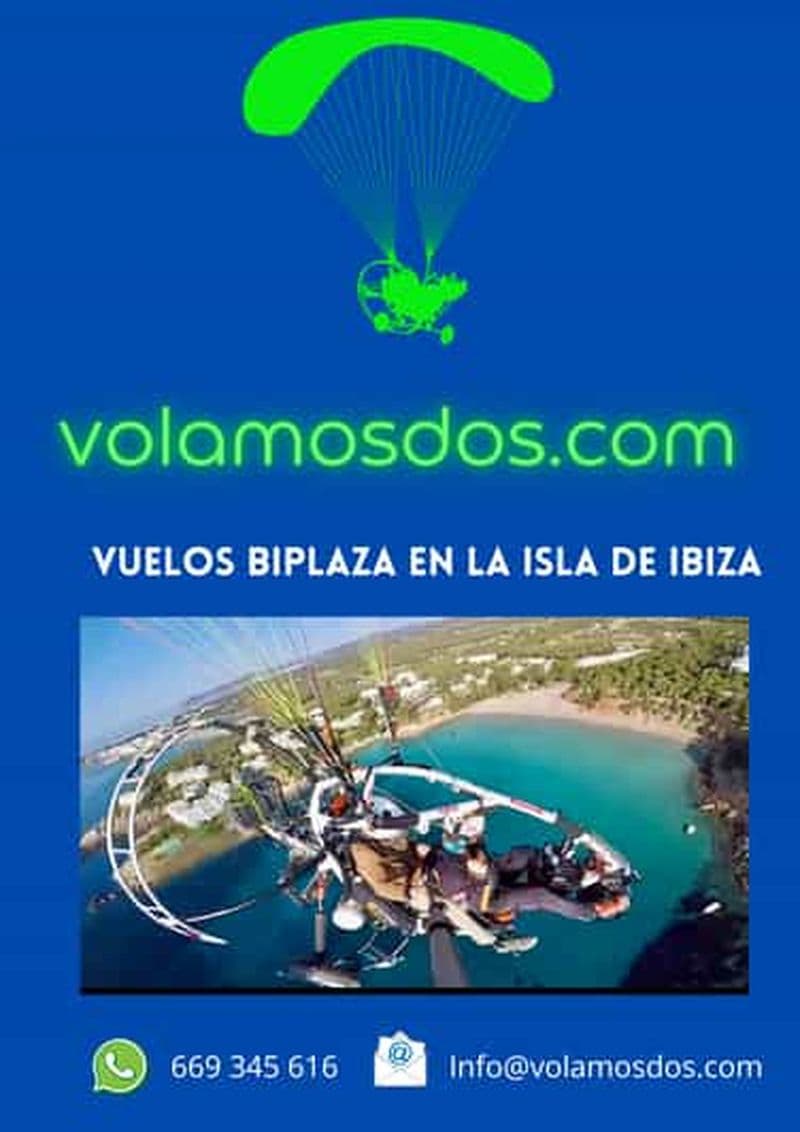 Billet Ibiza : vol en parapente motorisé de 25 minutes