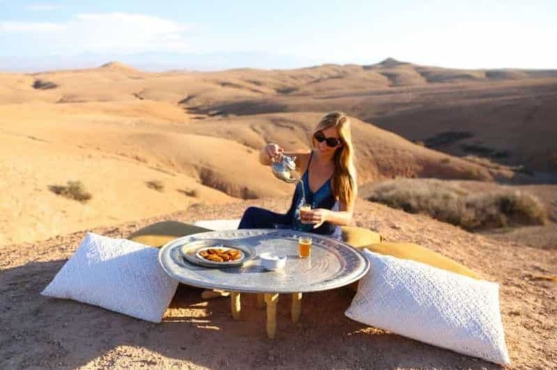 Billet Marrakech : Atlas, désert d'Agafay, déjeuner, balade à dos de chameau