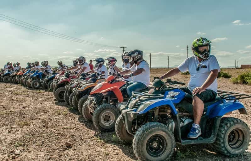 Billet Marrakech : Circuit en quad dans le désert des Jbilets avec palmeraie et piscine