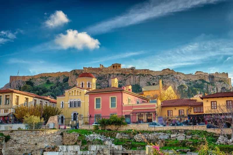 Billet Depuis le port du Pirée : visite de la ville d'Athènes avec l'Acropole et Plaka