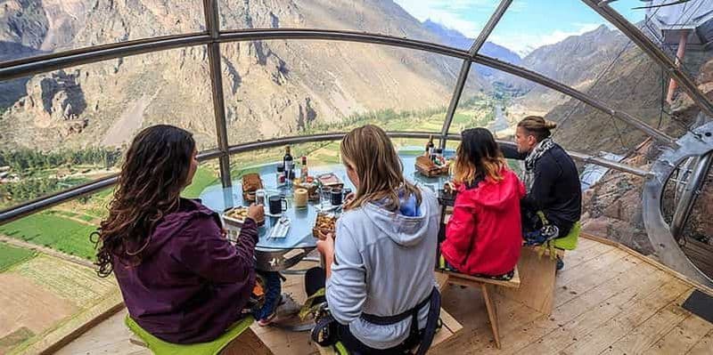 Billet Déjeuner au Skylodge + Via ferrata et zipline