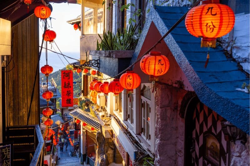 Billet Taipei : Visite nocturne de Jiufen et visite de Shifen
