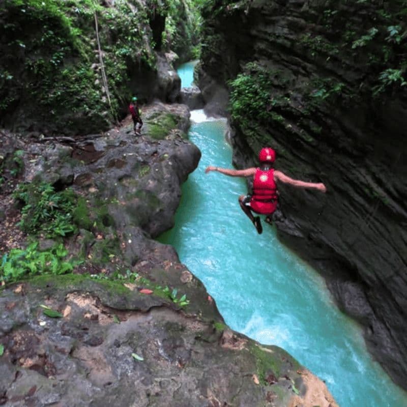 Billet Transferts de Cebu pour le canyoning des chutes de Kawasan avec déjeuner