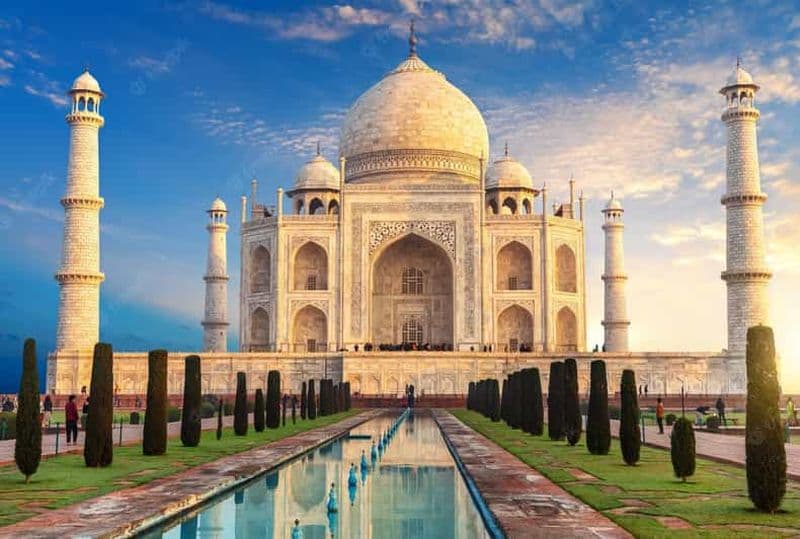Billet Depuis Delhi : visite du Taj Mahal et du fort d'Agra avec Chambal Safari