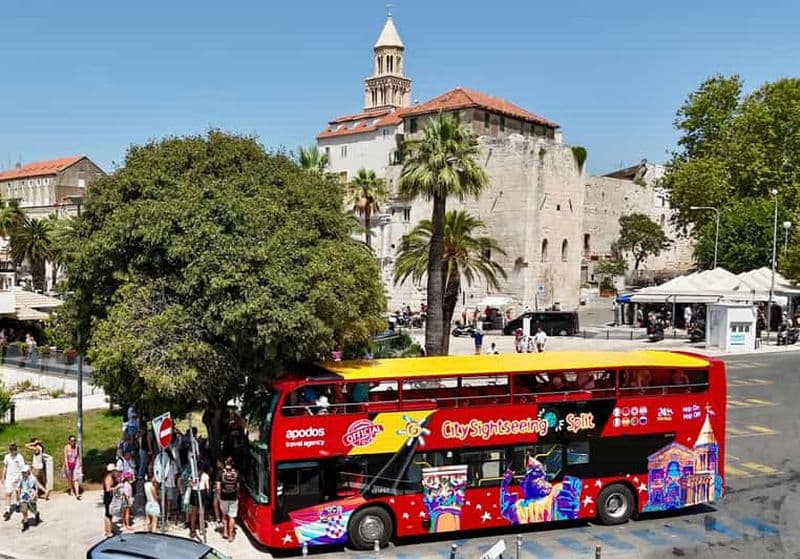 Billet Split : visite citadine en bus à arrêts multiples, ligne rouge