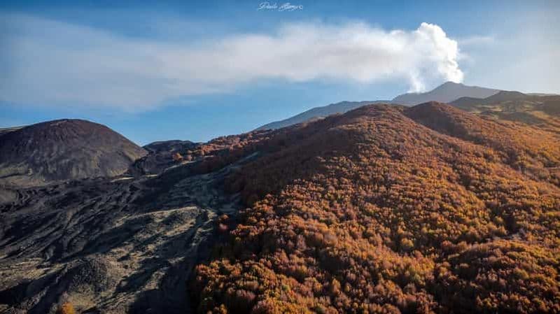 Billet Au départ de Catane : excursion sur l'Etna, dans la région viticole et à Alcantara avec déjeuner