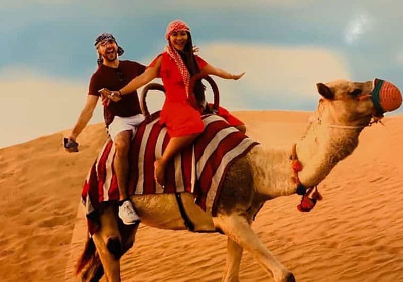 Billet Dunes rouges, quad, trekking à dos de chameau et barbecue authentique