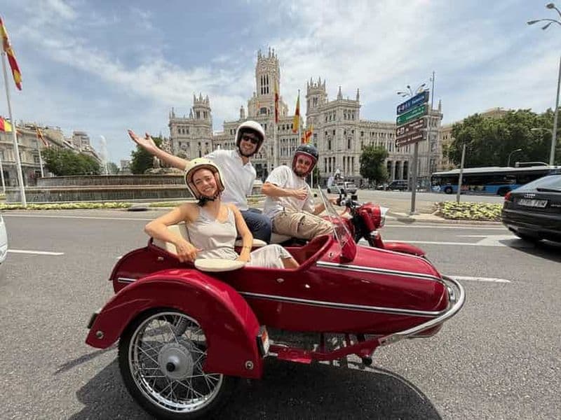 Billet Madrid en Sidecar : 2h Monuments emblématiques