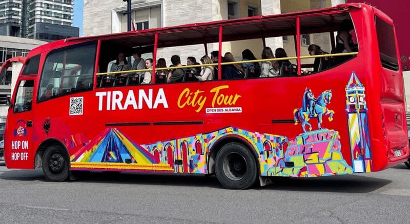 Billet Billet 24h - Tirana City Tour - Open Top Bus
