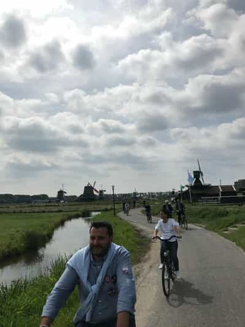 Billet Amsterdam : Visite à vélo des moulins de Zaanse Schans avec guide