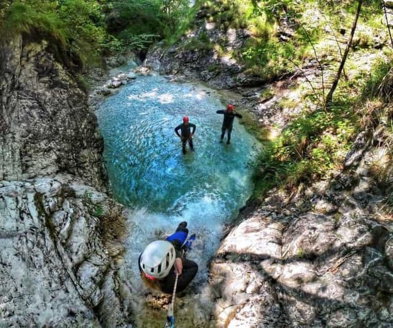 Billet Aventure canyoning dans la vallée de la Soča ; Kobarid/Bovec