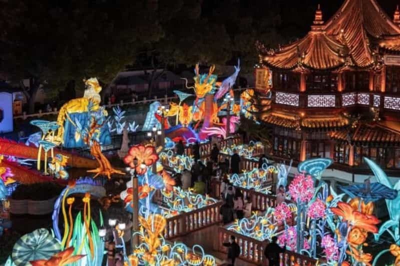 Billet Shanghai : billet pour le jardin Yuyuan et entrée au festival des lanternes