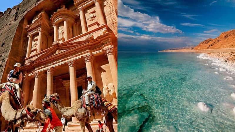 Billet Au départ d'Amman : Visite privée de Petra et de la mer Morte