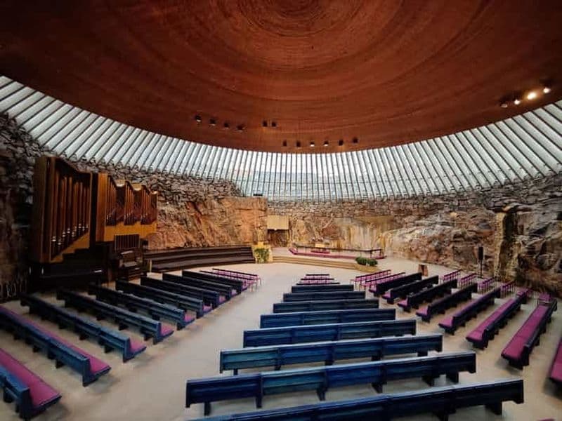 Billet Helsinki : Billet d'entrée pour l'église de Temppeliaukio