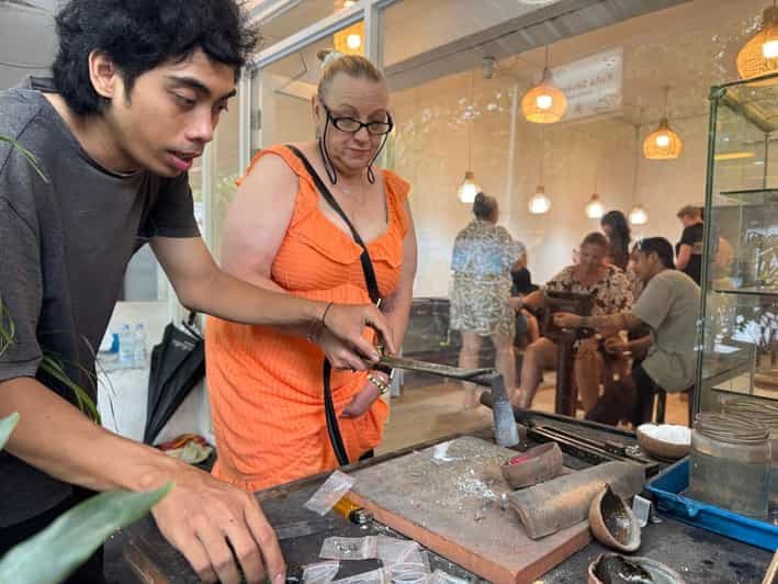 Billet Cours de fabrication de bijoux à Kuta Bali, avec 7 grammes d'argent pur