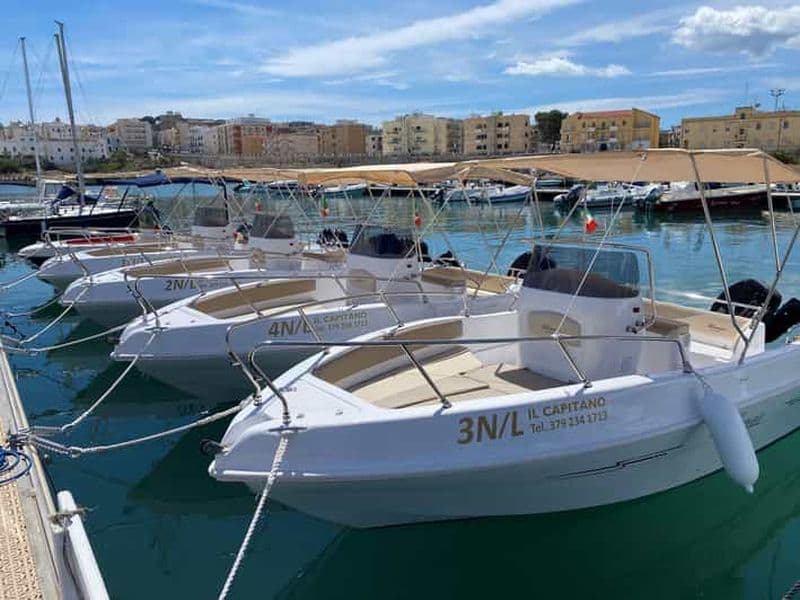 Billet Vieste : sortie en bateau sur la côte du Gargano